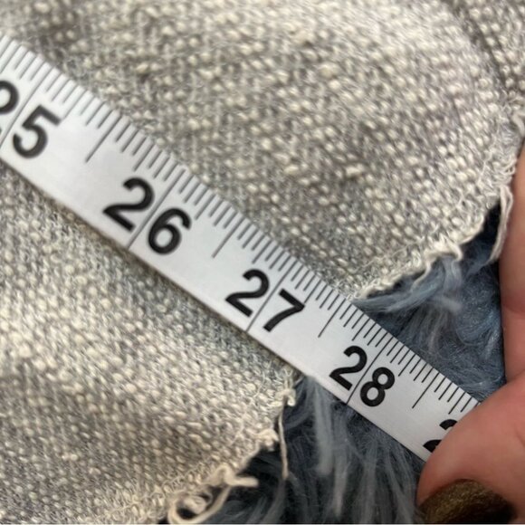 POLAGRAM by Wellmade Inc, Gray Woven Schacket Shirt Size L - Picture 5 of 5